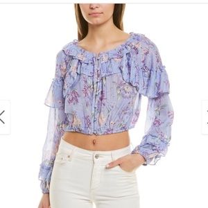 LoveShackFancy Ruffle Popover Top